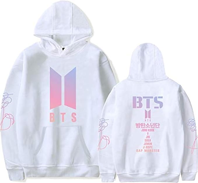 Devako BTS Sweatshirt mit Kapuze Casual Hoodie Cosplay Jas Top