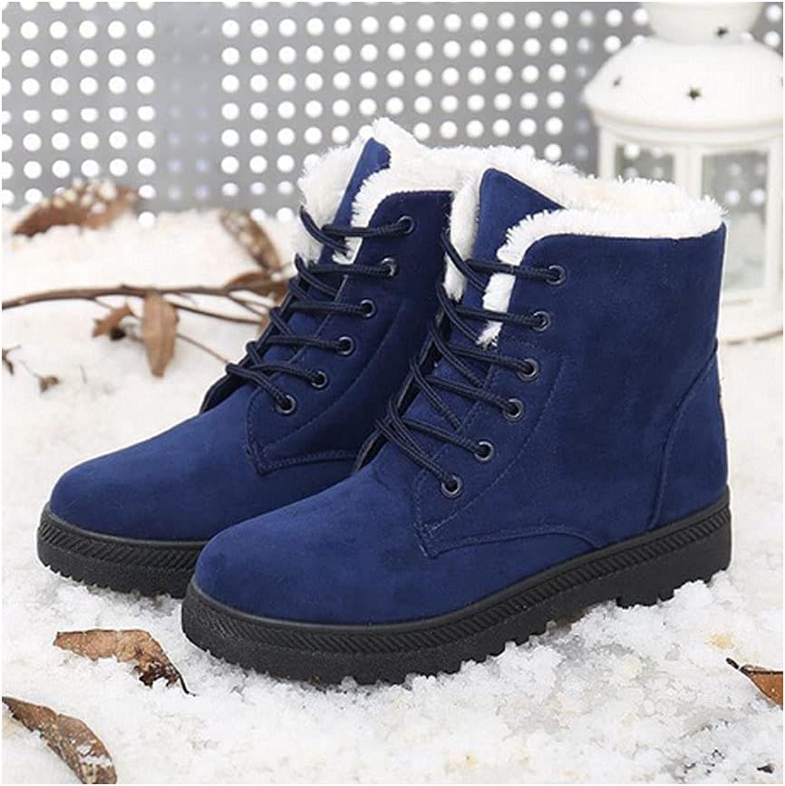Rutschfeste Schneestiefel mit Schnürsenkeln - Mikina