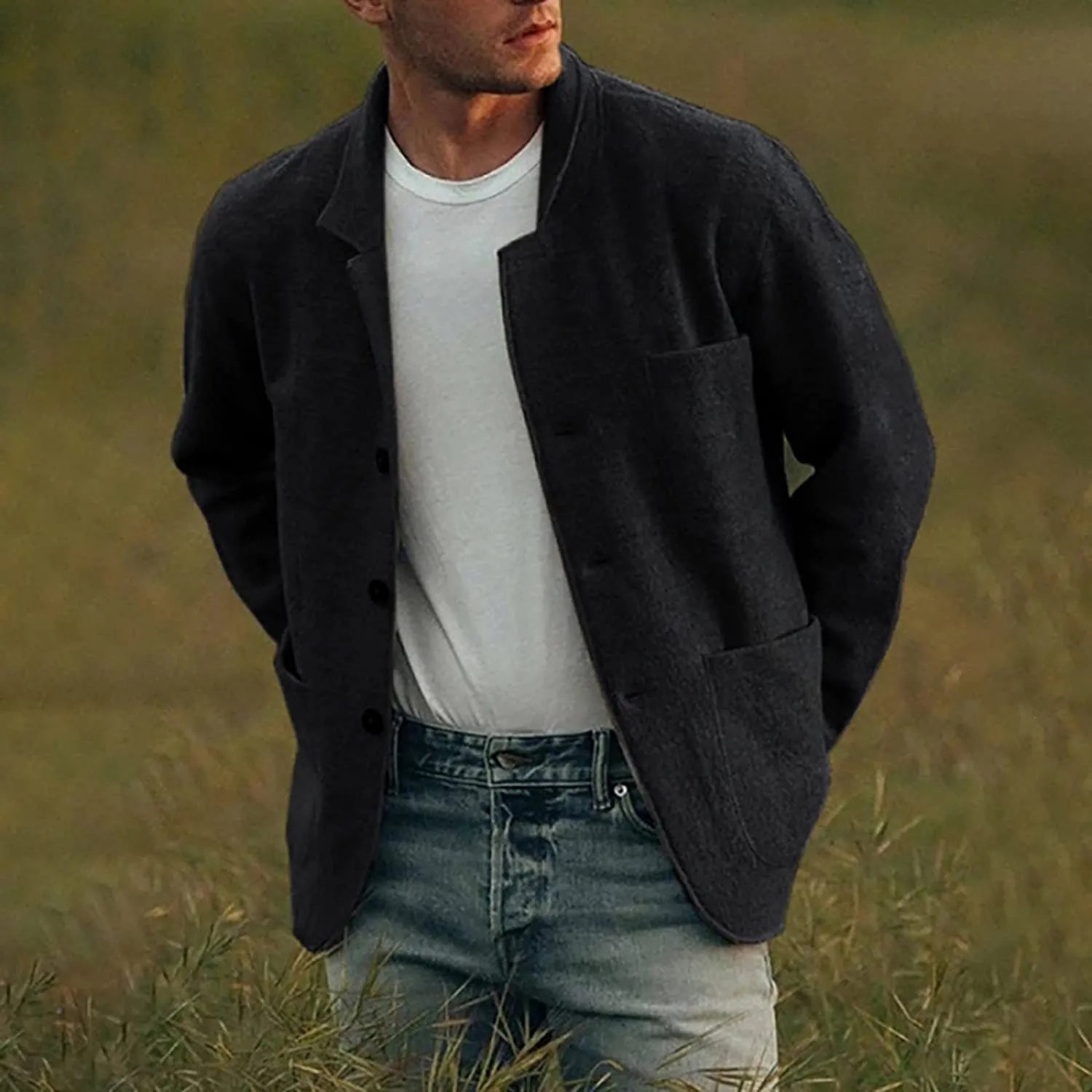 Devako Pearson – Elegant casual blazer til herrer med moderne, stilfuldt look