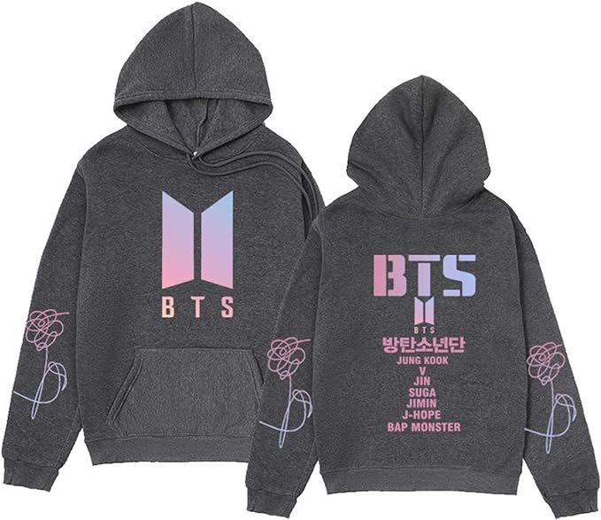 Devako BTS Sweatshirt mit Kapuze Casual Hoodie Cosplay Jas Top