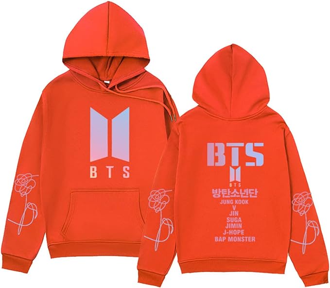 Devako BTS Sweatshirt mit Kapuze Casual Hoodie Cosplay Jas Top