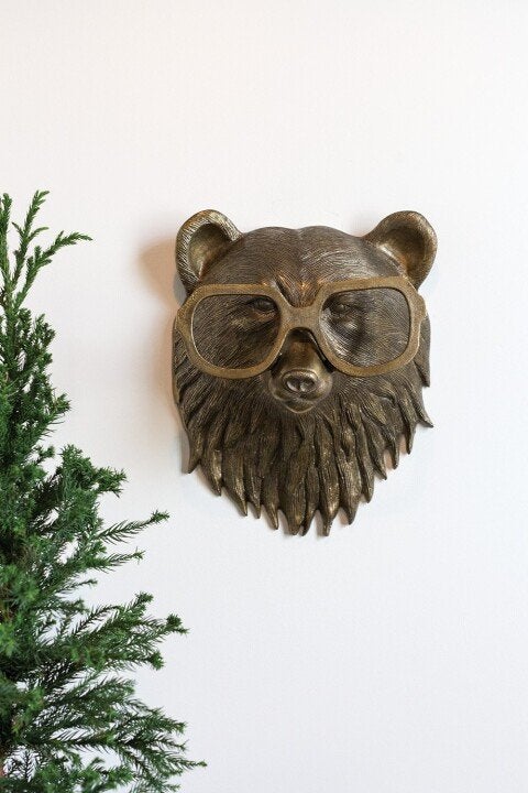 WallCritters – Verspielte Tierkopf-Wanddekoration – Handbemaltes Resin-Design
