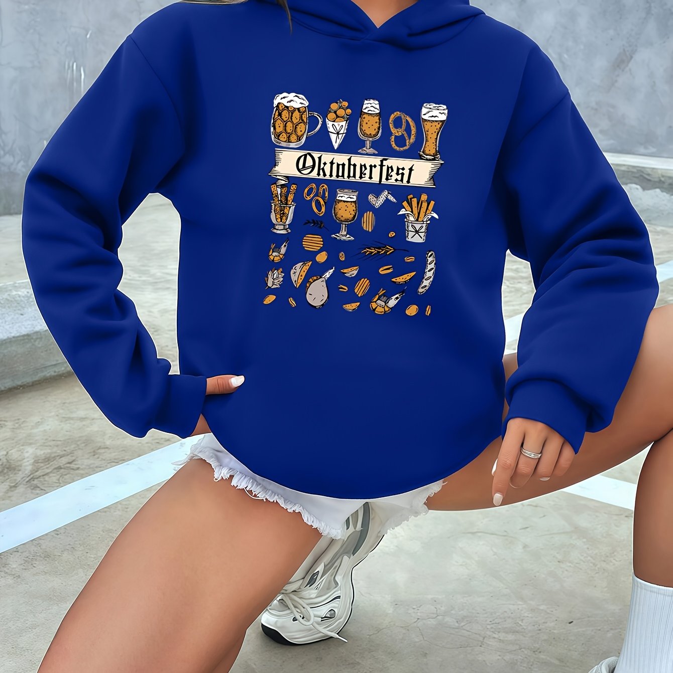 Bavaria Spirit Dames Hoodie Anna – Oktoberfest Warm für Herbst & Winter