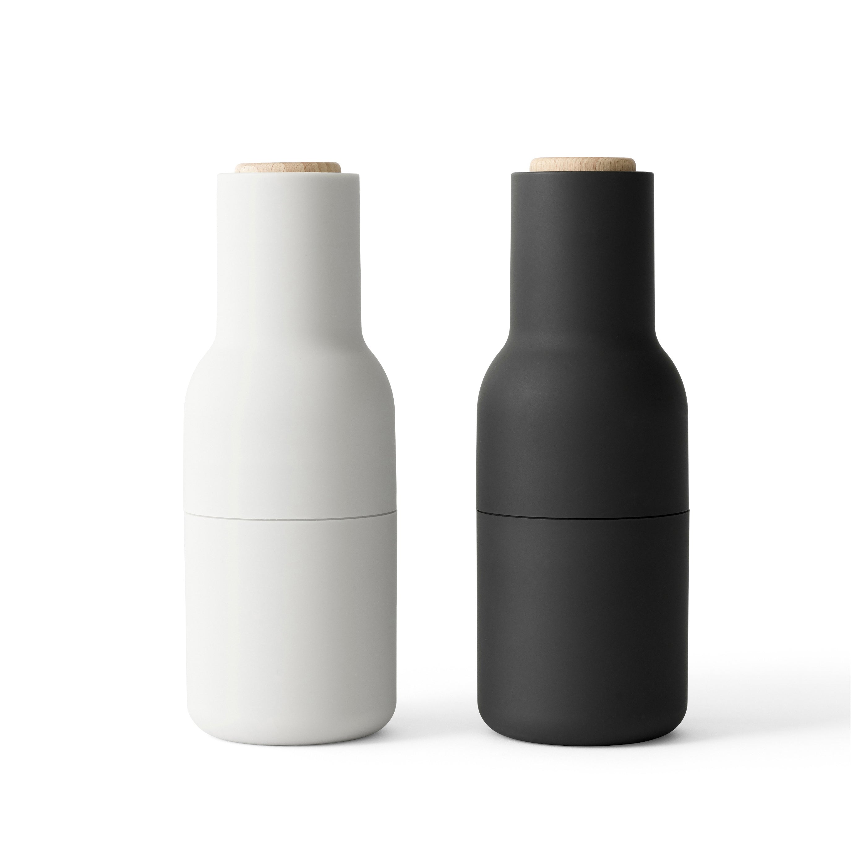 Culina – Flaschenmühlen 2er-Set Salz & Pfeffer – Keramikmahlwerk modern