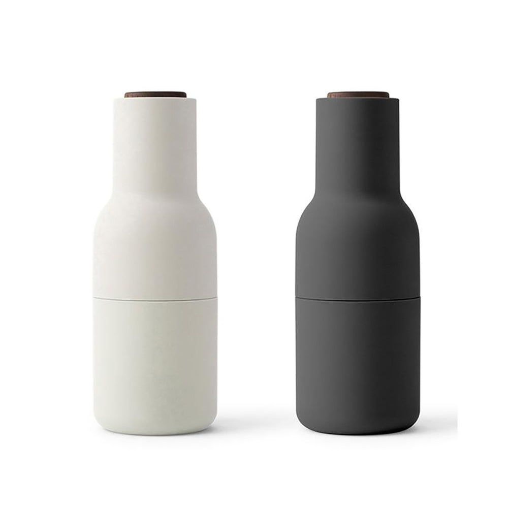Culina – Flaschenmühlen 2er-Set Salz & Pfeffer – Keramikmahlwerk modern