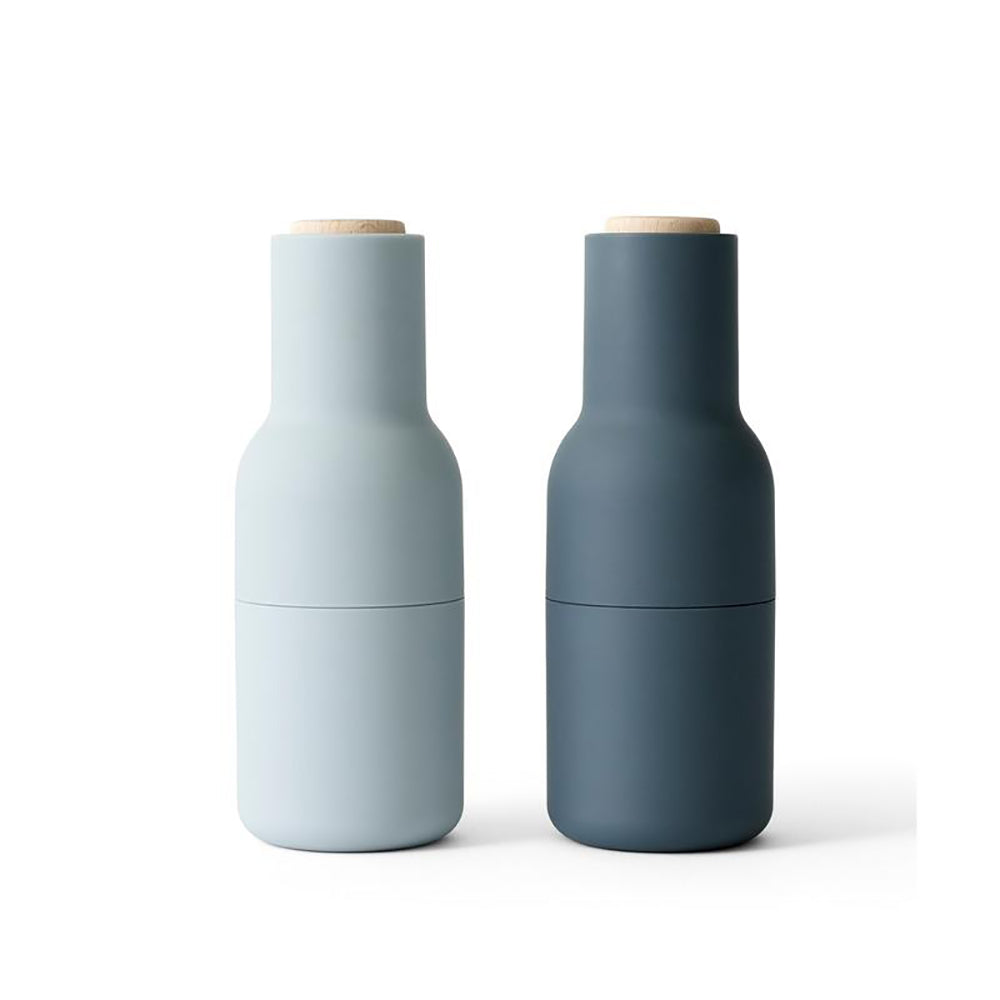 Culina – Flaschenmühlen 2er-Set Salz & Pfeffer – Keramikmahlwerk modern