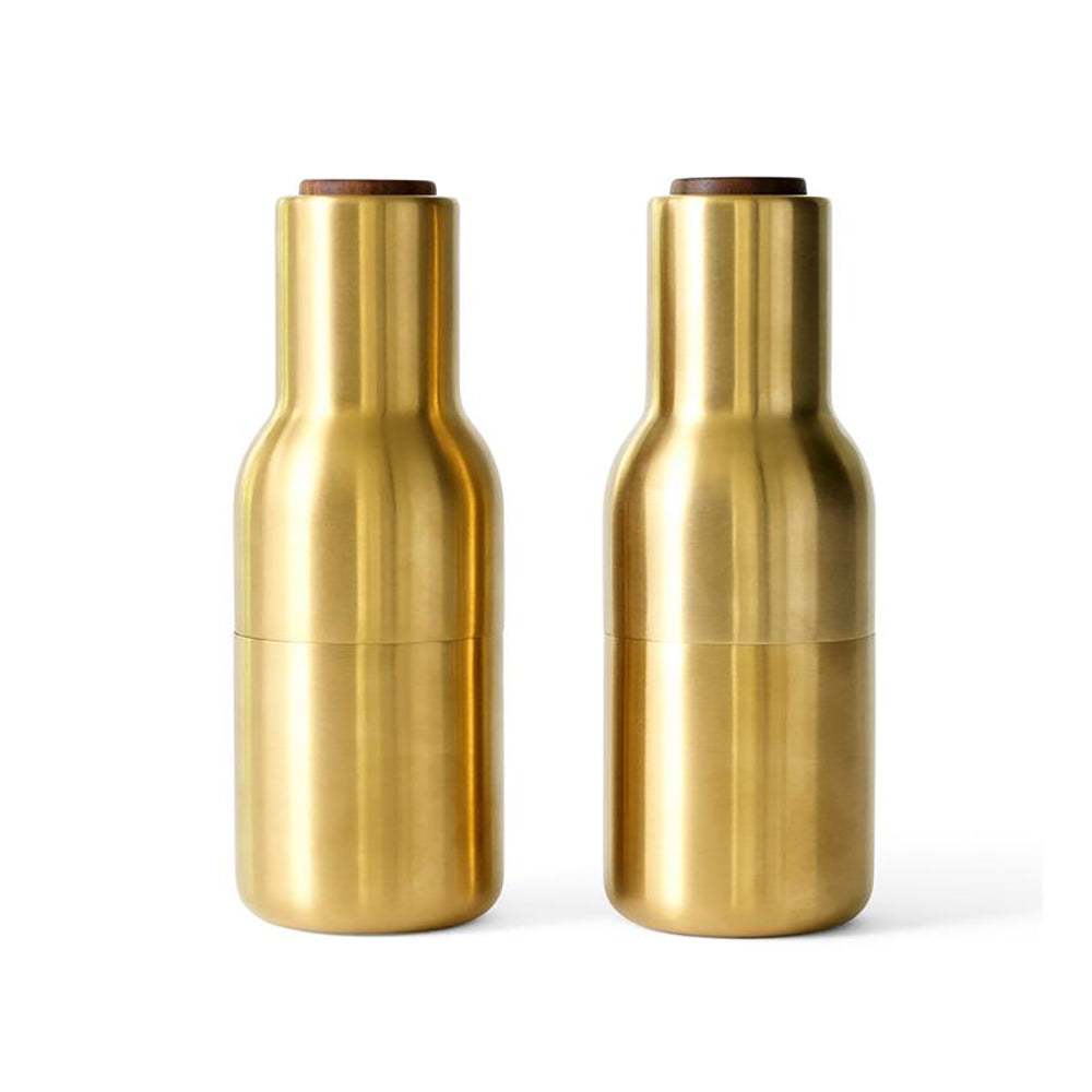 Culina – Flaschenmühlen 2er-Set Salz & Pfeffer – Keramikmahlwerk modern