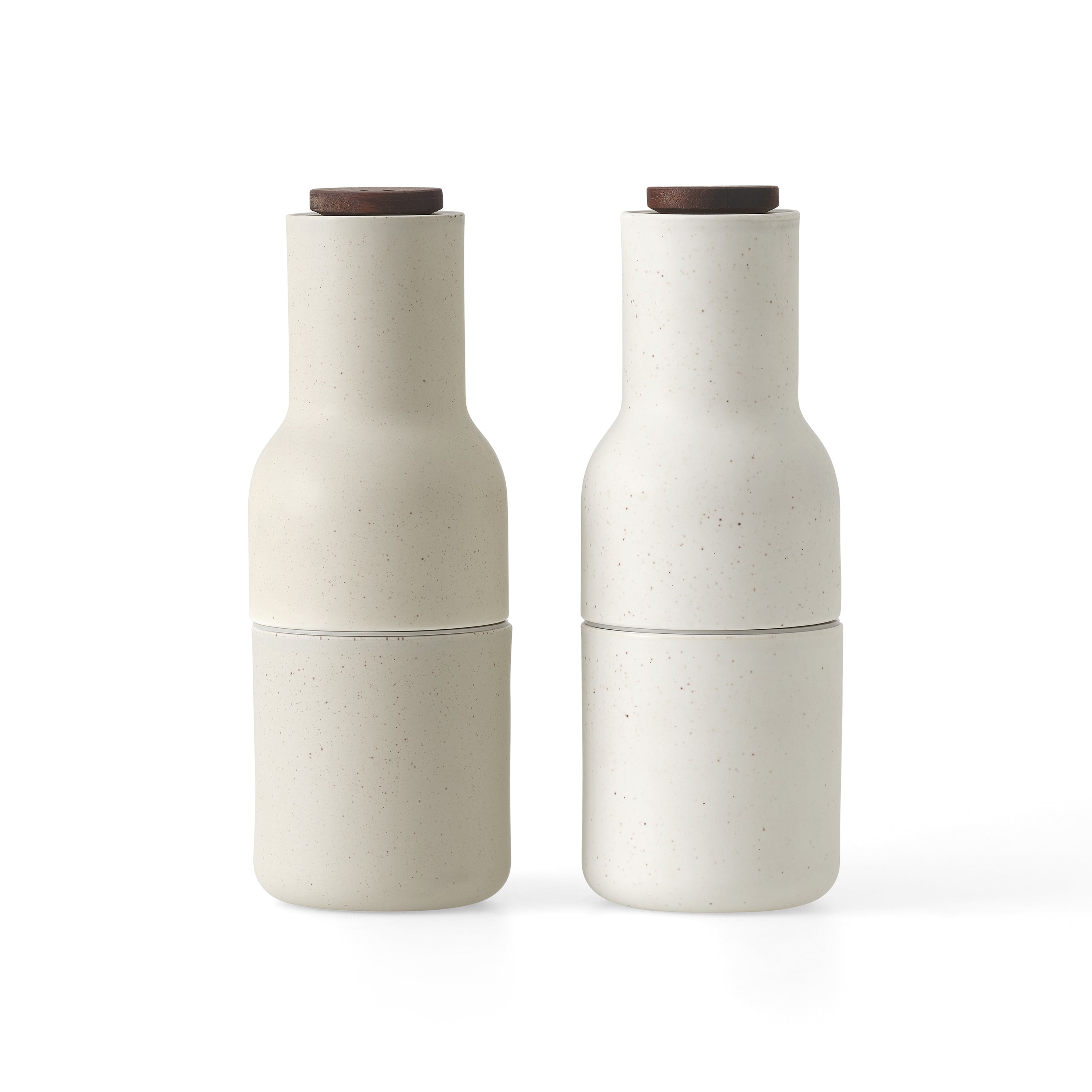Culina – Flaschenmühlen 2er-Set Salz & Pfeffer – Keramikmahlwerk modern