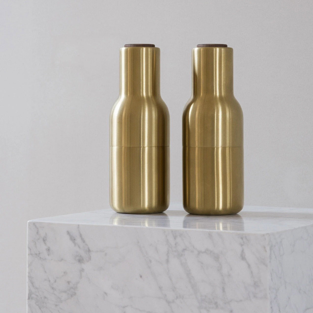 Culina – Flaschenmühlen 2er-Set Salz & Pfeffer – Keramikmahlwerk modern