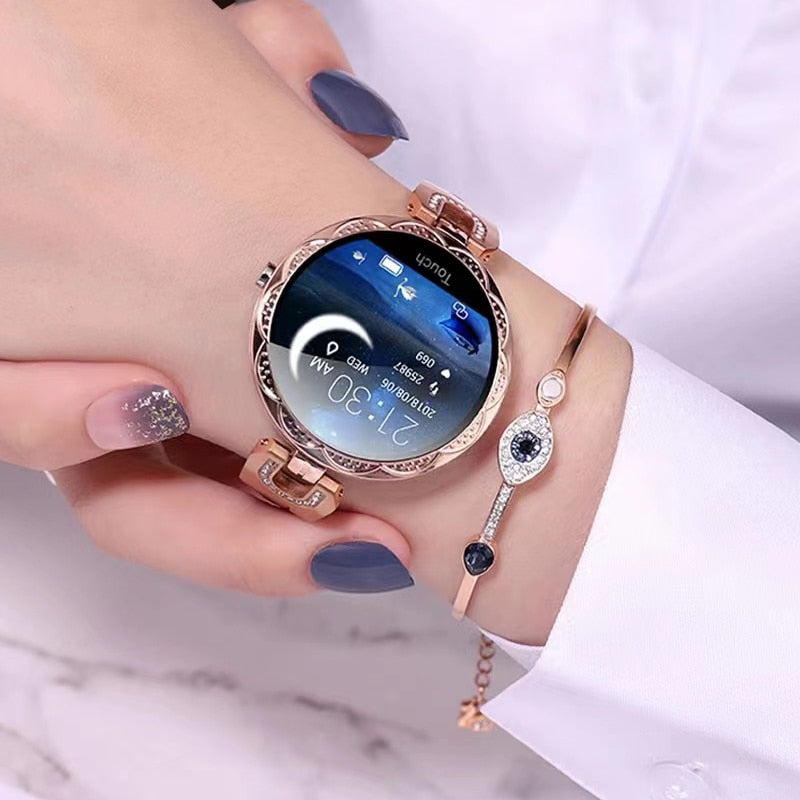 AquaFit – Wasserdichte Smartwatch mit Gesundheits- & Fitnessfunktionen Damen