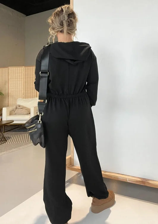 Eleganter Jumpsuit aus French Terry - Charli