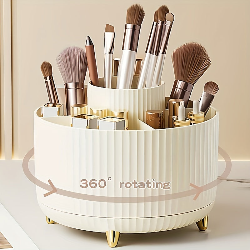 360° drejelig organizer - kompakt og stilfuld til kosmetik