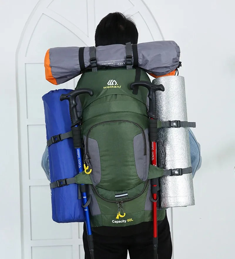 OutdoorHaven - 60L Rucksack - Wasserdicht, robust und geräumig