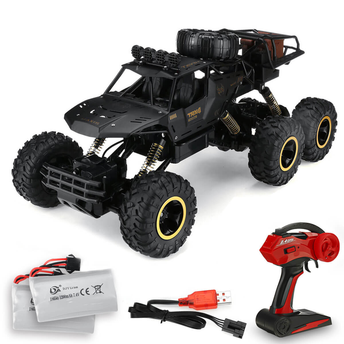 TerraX – RC-Monster-Truck 6-Rad Offroad 1:12 – Kinder & Outdoor-Fans
