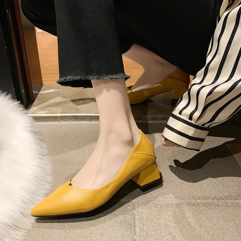 Averie - Elegante und Schlanke Spitze Schuhe
