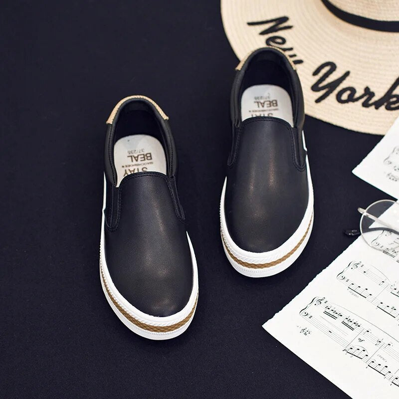 Aileen - Anspruchsvolle und Opulente Loafers aus Leder