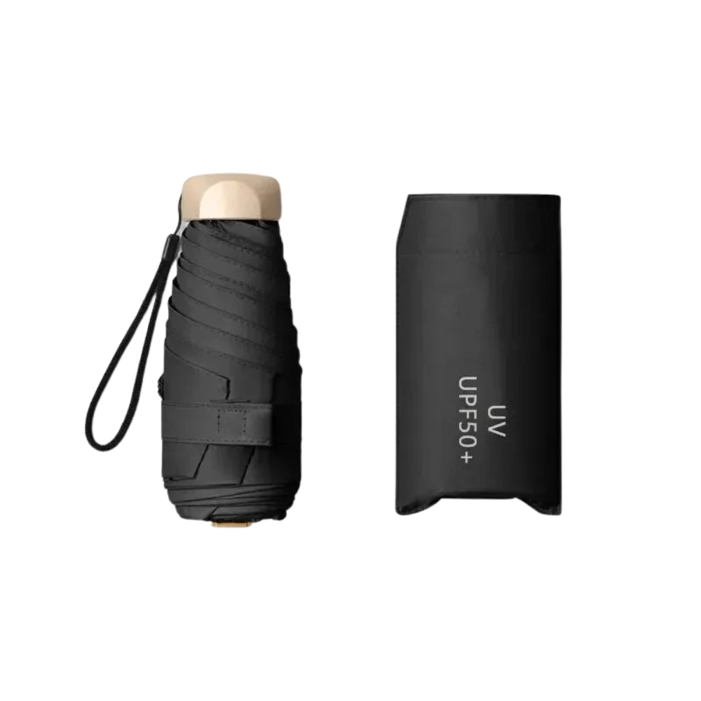 SkyLite – Mini-parapluie de voyage Protection UV Résistant au vent et à l'eau