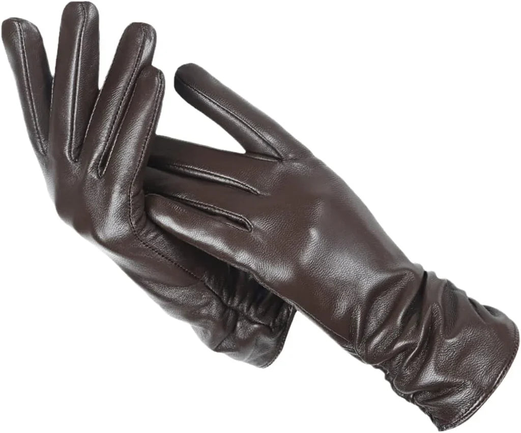 Klassische Leder-Damenhandschuhe - LuxLeather