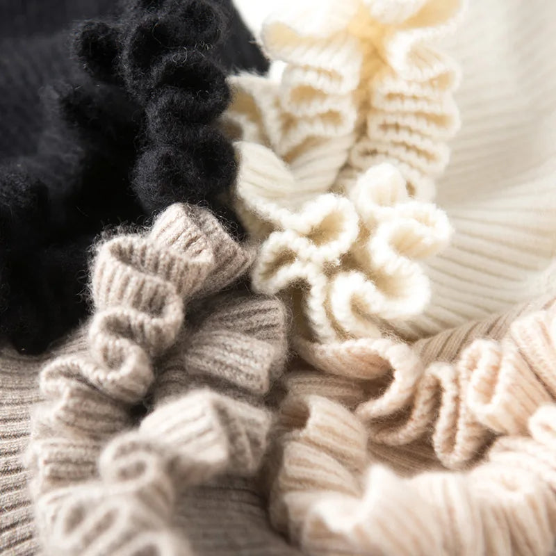 Laura – Maglione dolcevita donna in 100 % cashmere, elegante e morbido
