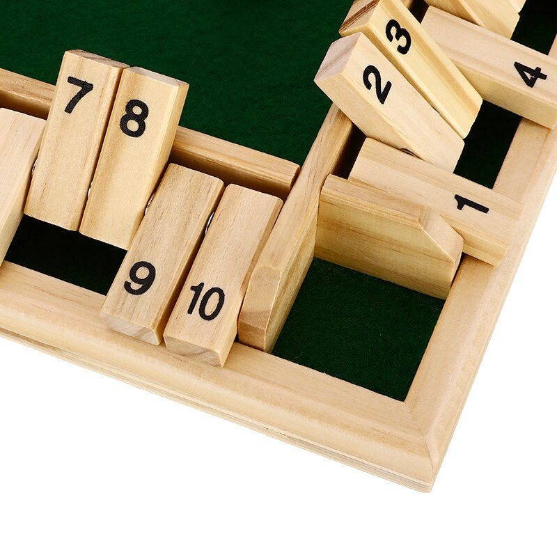 Brettspiel mit Holzwürfeln - RekenRijk