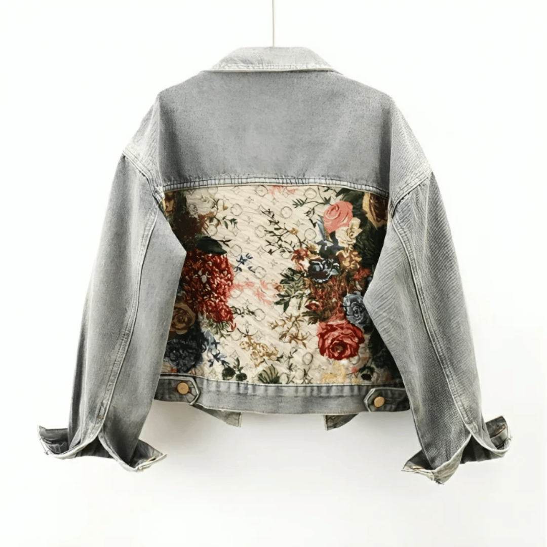 Morisot Denim-Blumenjacke