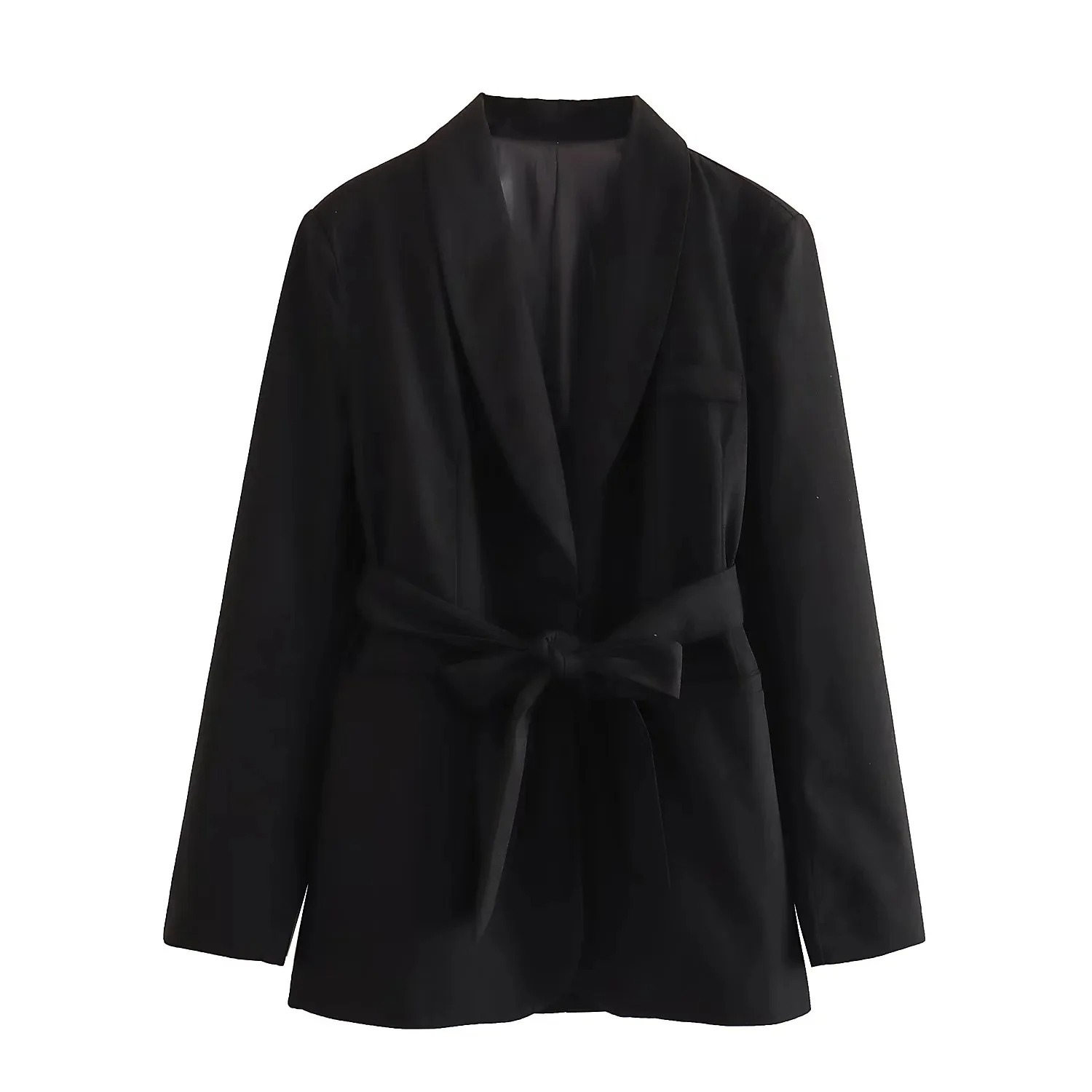 Mehrfarbiges Blazer- und Hosenset im Homewear-Stil - Bianca