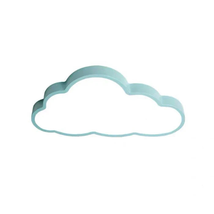 LumiCloud – LED børneværelsesloftlampe sky-design – varm hvid
