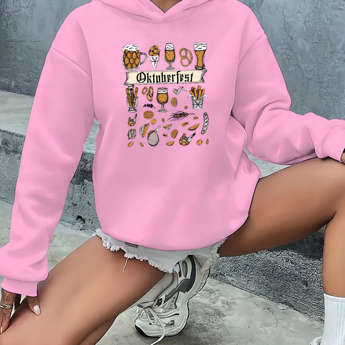 Bavaria Spirit Dames Hoodie Anna – Oktoberfest Warm für Herbst & Winter