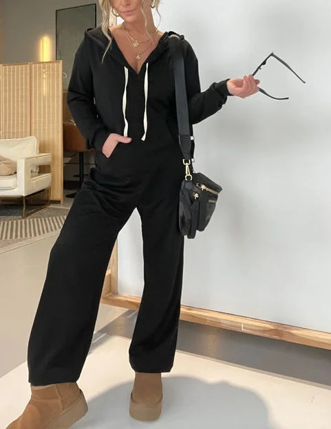 Eleganter Jumpsuit aus French Terry - Charli