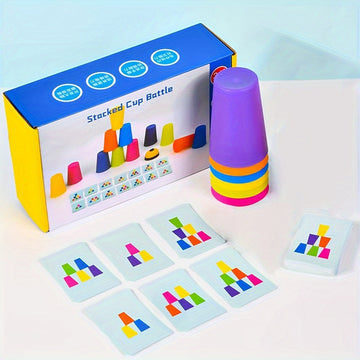 Pädagogisches Stacking Cup Puzzle Spiel - StackSmart