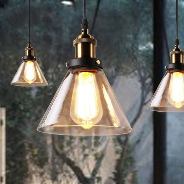 LumiVance – Kristall Hängelampe modern – Zylinder Glas & warmes Licht