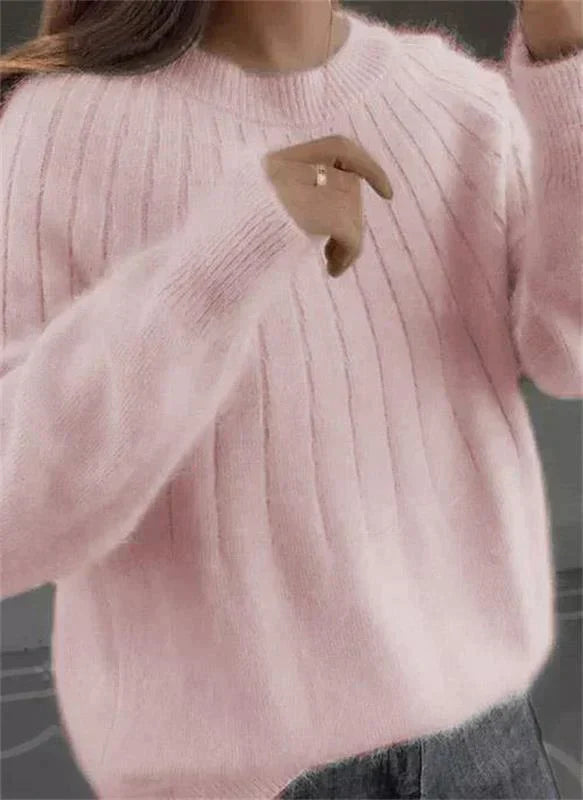 Flauschiger Strickpulli - Inola