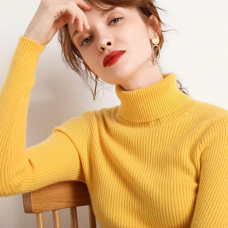 Trendiger Rollkragenpullover - Delja