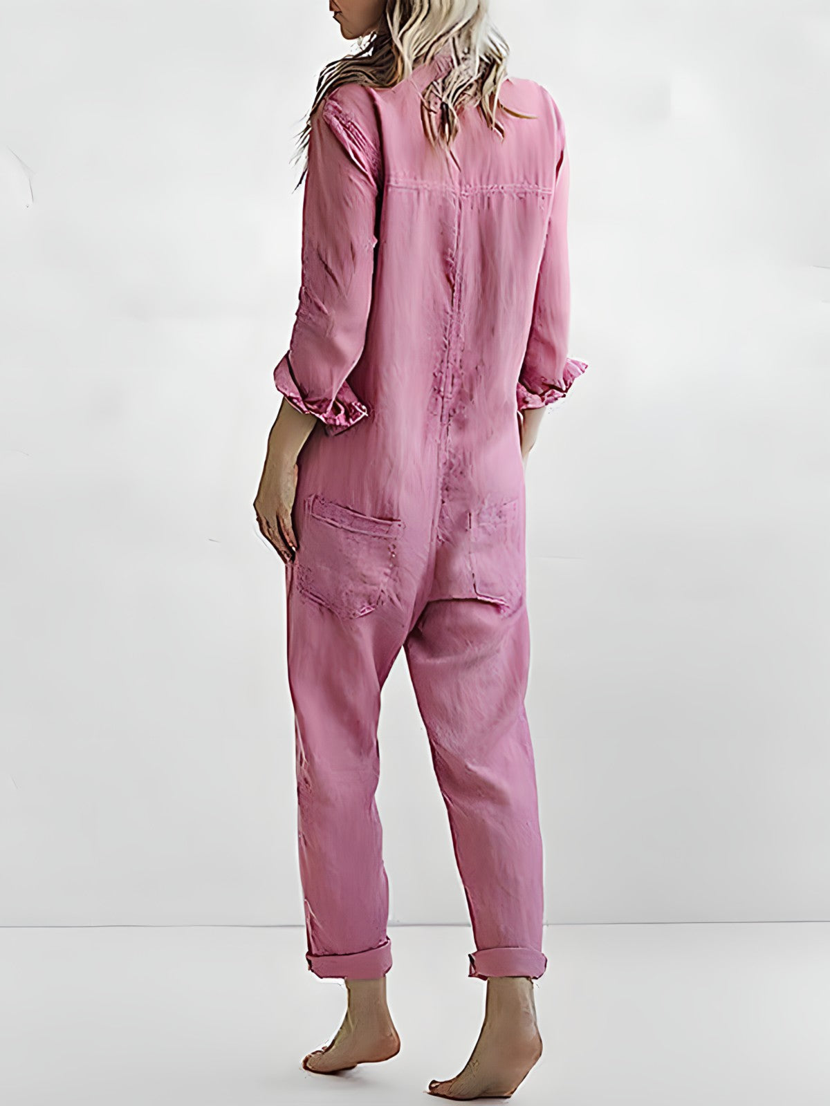 Anna Jumpsuit | Afslappet langærmet jumpsuit til enhver lejlighed