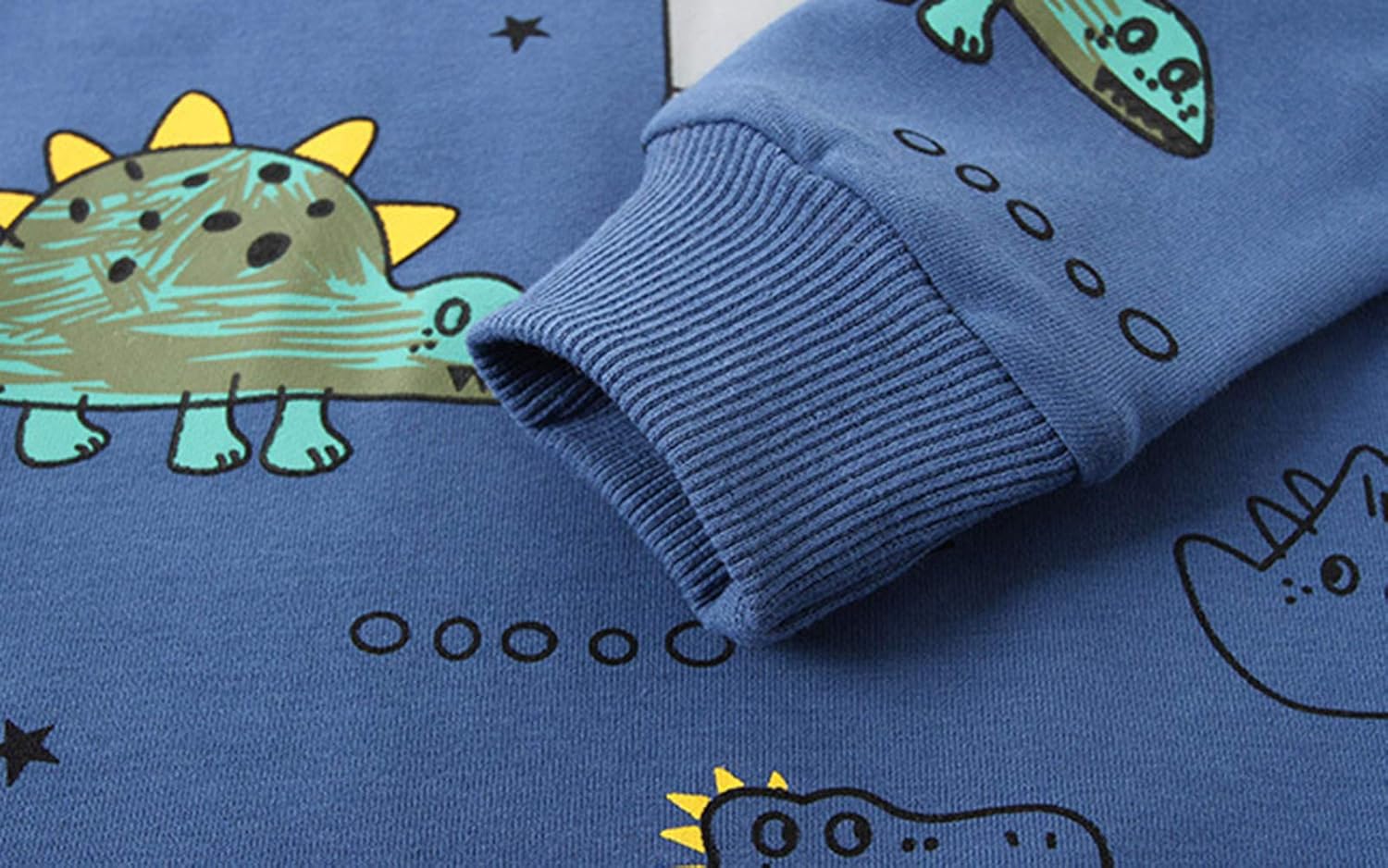 Set per bambini: completo abbigliamento ragazzo con stampa dinosauro