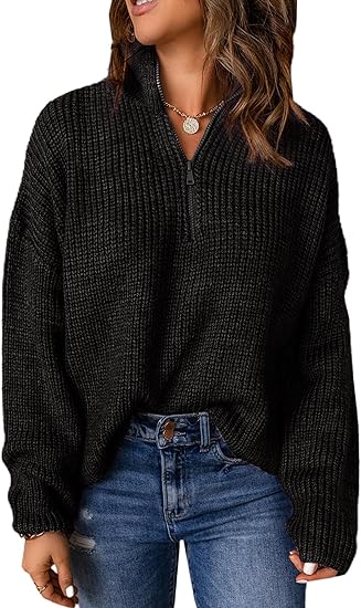 Strickpullover mit V-Ausschnitt - Javini
