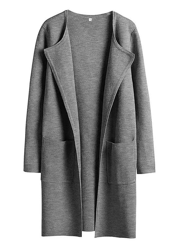Stylische lange Strickjacke für Frauen - Davie