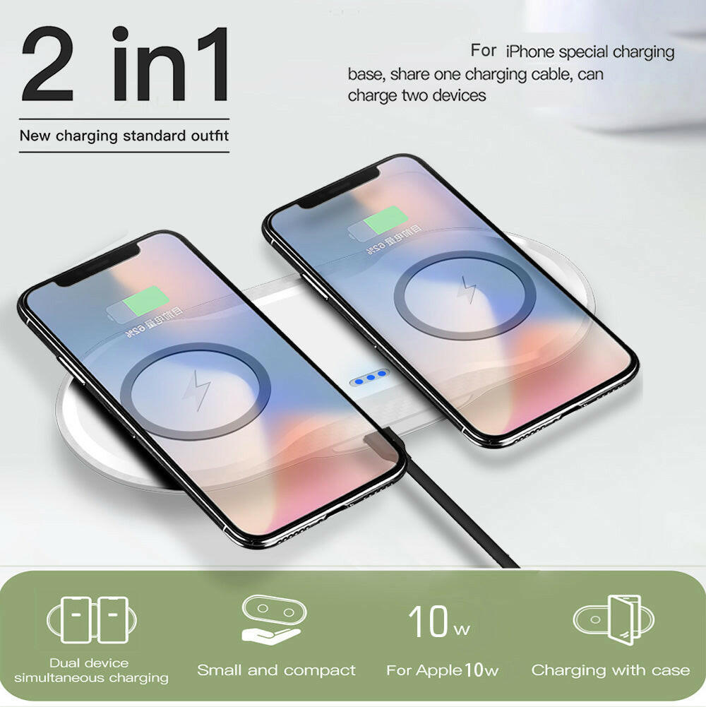 Devako Wireless Charger Duales Ladegerät für Mobiltelefone