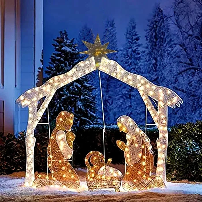 Varmhvid LED-stalddekoration - 70 lys | HeavenlyGlow