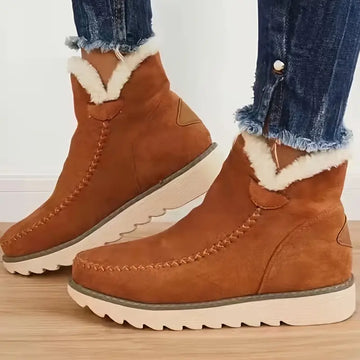 Annette - Plüschpelzstiefel für Frauen