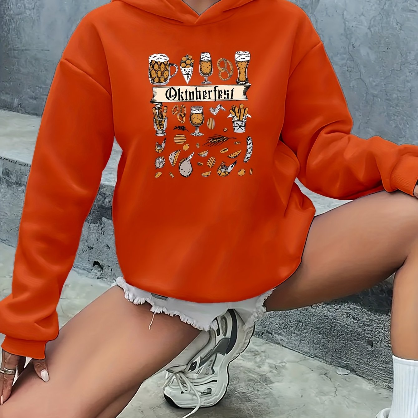 Bavaria Spirit Dames Hoodie Anna – Oktoberfest Warm für Herbst & Winter