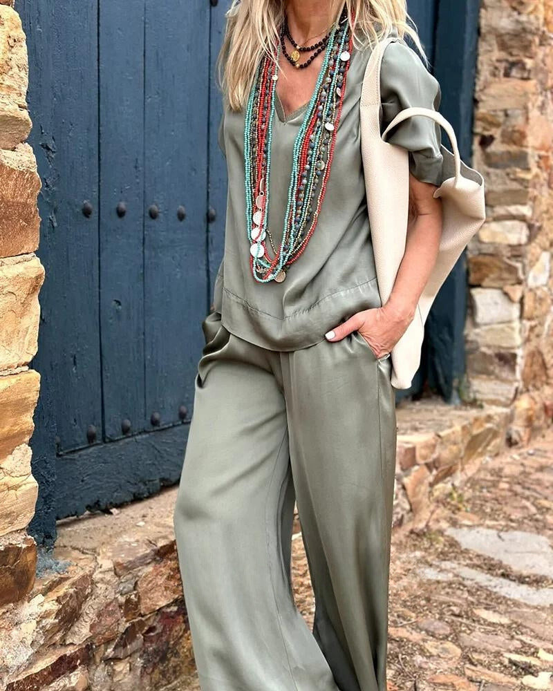 Benedikta - Blusen- und Hosenset mit elegantem Look