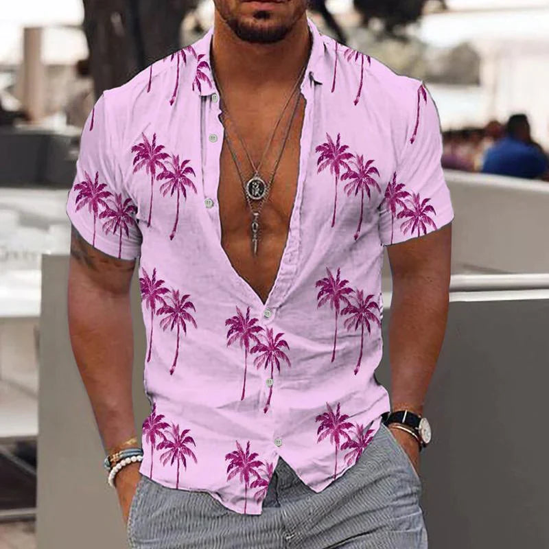 Devako Joshua - Camicia di lino per uomini