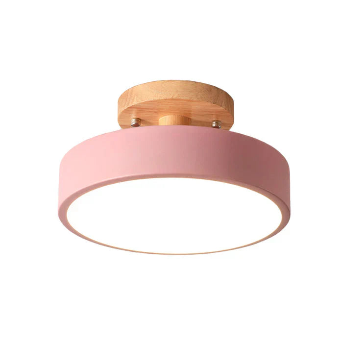 LumiNord – Skandinavisk LED-loftlampe træ & metal – moderne & effektiv