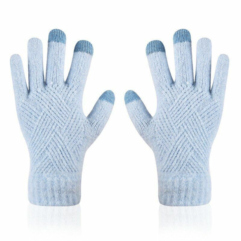 Bequeme gestrickte Damenhandschuhe - Isabelle