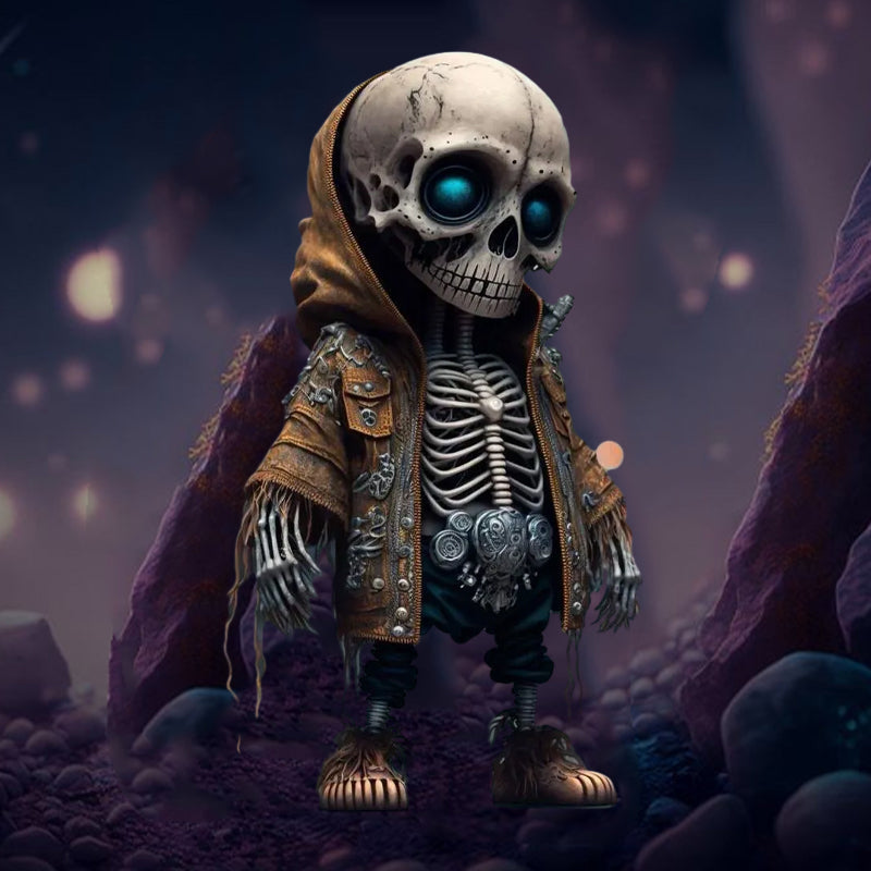 Objets funéraires | Squelettes décoratifs détaillés pour Halloween