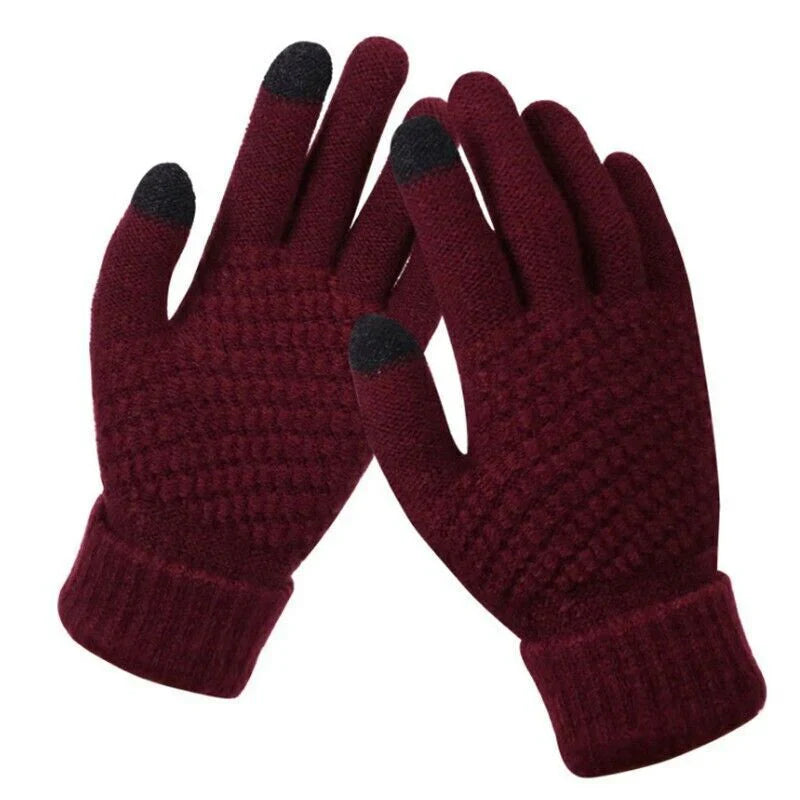 Gestrickte Touchscreen-Handschuhe für Frauen - Amara