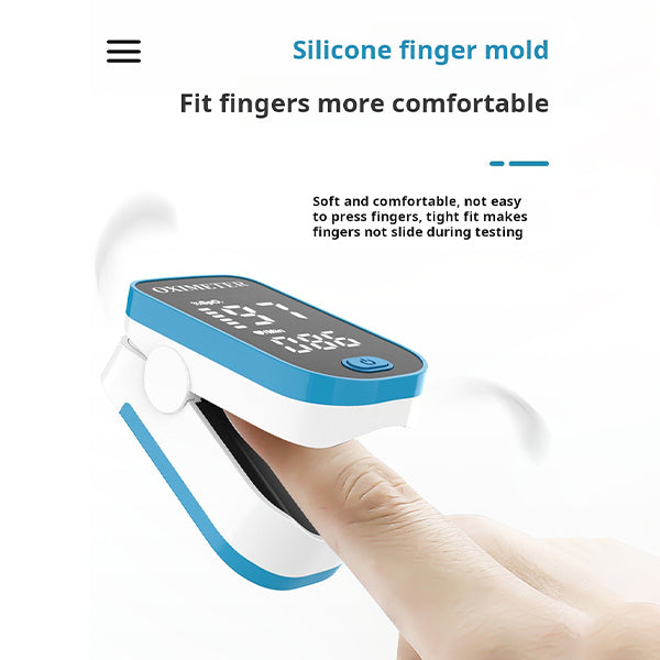 Virelio – Pulsoximeter mit LED-Display & Auto-Off – Für unterwegs