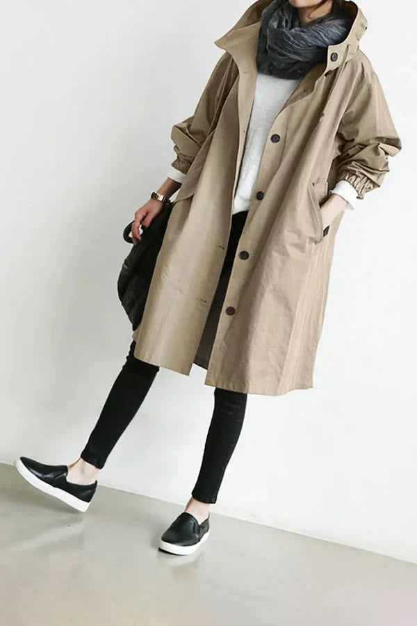 Emilie | Eleganter und leichter Regenmantel