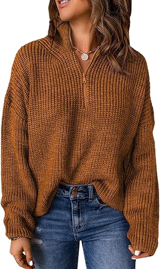 Strickpullover mit V-Ausschnitt - Javini